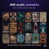 100 maps animées pour le JDR : donjons, forêts, tavernes, navires, prêtes à projeter